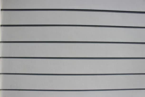 Vinyl siding corner and trim detail on a Scarborough home