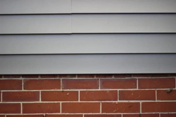 Cedar shingle siding color and trim contrast on a North Deering farmhouse