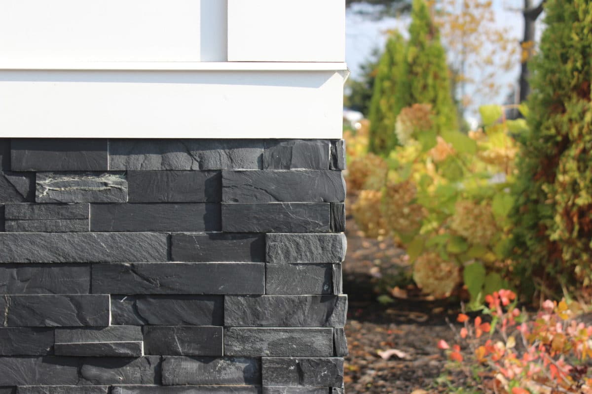 New siding on a home in Cumberland County, Maine